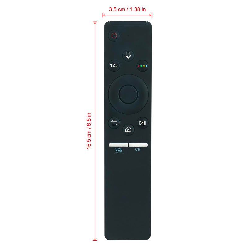 Vinabty BN59-01292A Replaced Voice Remote fit for Samsung Smart TV RMCSPM1AP1 UN40MU6300FXZA UN40MU630DFXZA UN49MU70000FXZA UN50MU6300FXZA UN55MU6300FXZA UN55MU630DFXZA UN55MU8000FXZA UN55MU8500FXZA - Image 3